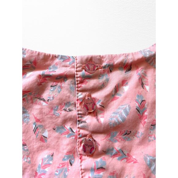 Pink Floral Kids Blouse - Picture 4 of 5